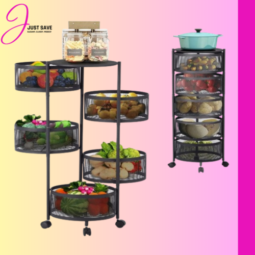 rotating vegetable rack