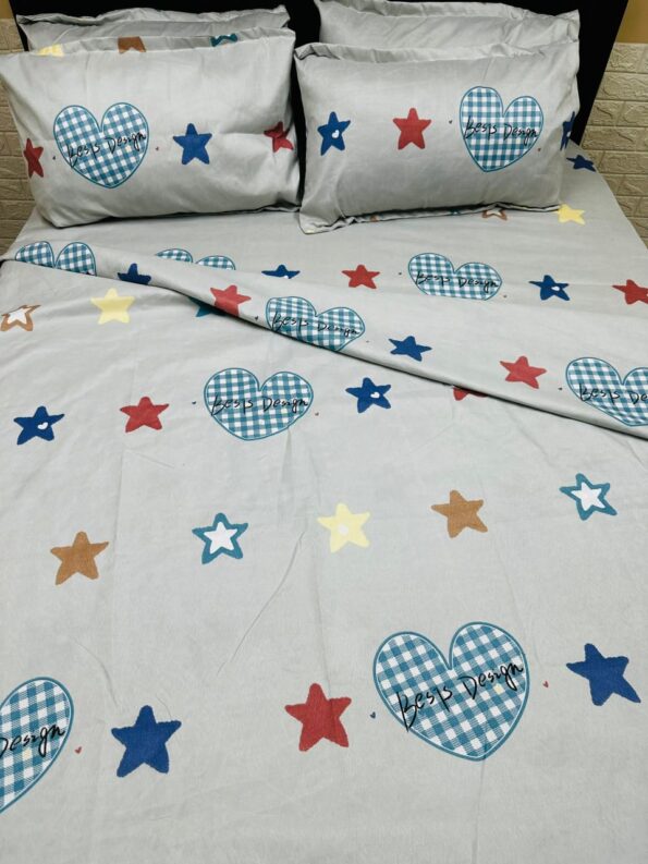 Affordable 6x7 Cotton Bedsheets – 6 Piece Set with 4 Pillowcases – Shop Now at Just Save Home Appliances - Image 8