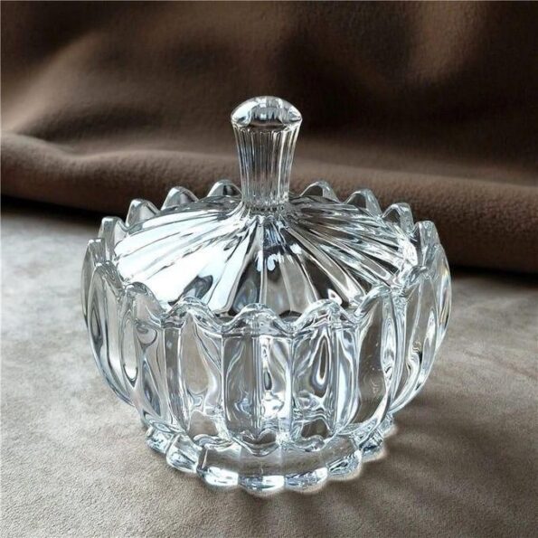 crystal sugar dish