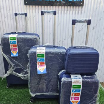 Size 29 Rubber Suitcase (4-Piece Set with Extra Small Cosmetic Case)