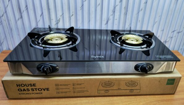 Syinix glass top 2 burner cooker (SG2001)