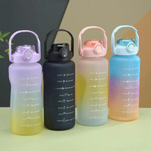 3-in-1 Motivational Water Bottle Set