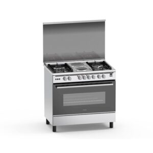 Haier HCR6042EDS 4Gas + 2Electric 90X60 Cooker with Electric Long Oven: