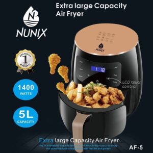 Alternative view of Nunix AF-5 Air Fryer Healthier Oil Free Fryer And Fries Maker
